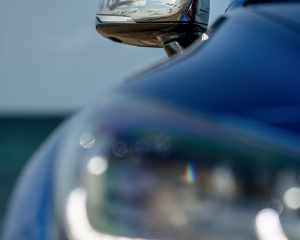 Kia Stinger blue details  (20)